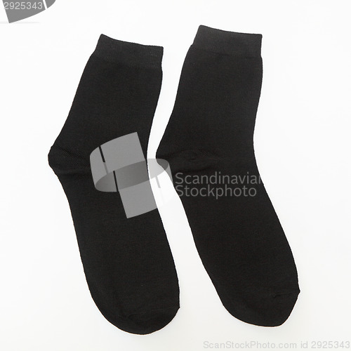 Image of black socks 