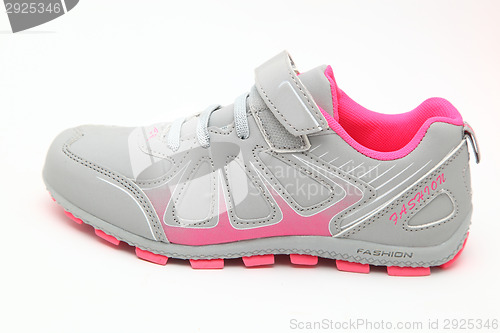 Image of gray sneakers