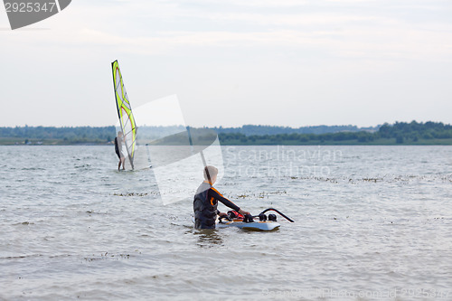 Image of Learning to windsurf