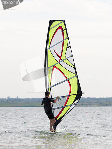 Image of Learning to windsurf