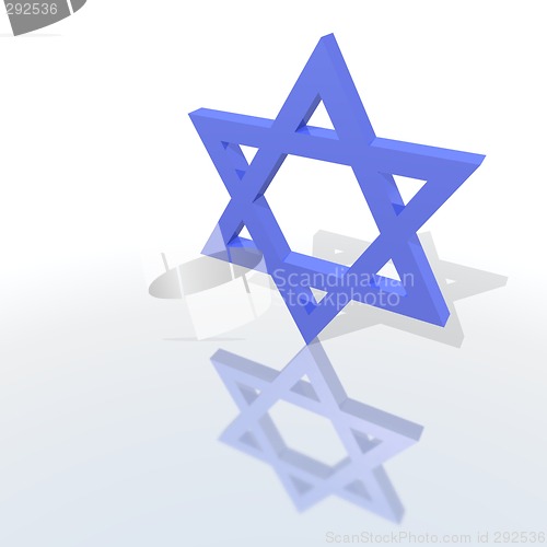 Image of a blue star of David