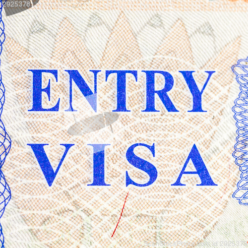 Image of Entry Visa