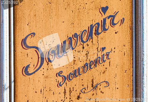 Image of Souvenir sign