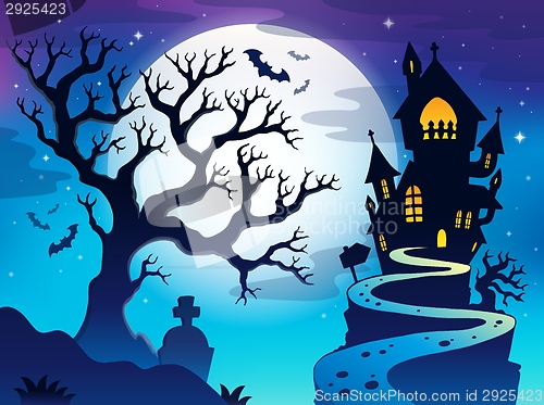 Image of Spooky tree theme image 7