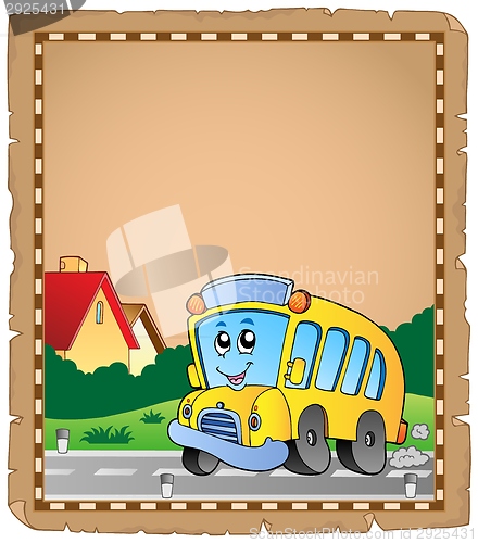 Image of Parchment with school bus 2