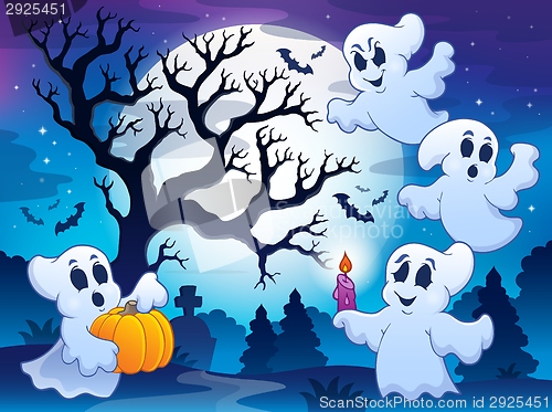 Image of Spooky tree theme image 4