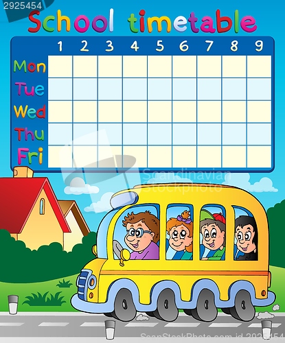 Image of School timetable composition 8