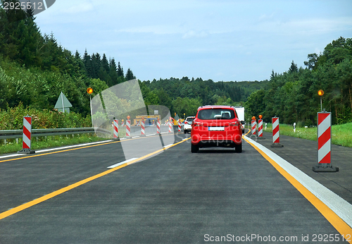 Image of interstate scenery in germany