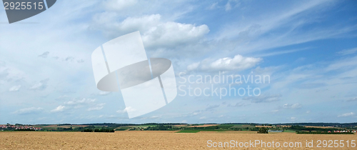 Image of rural panoramic landscape in Southern Germany