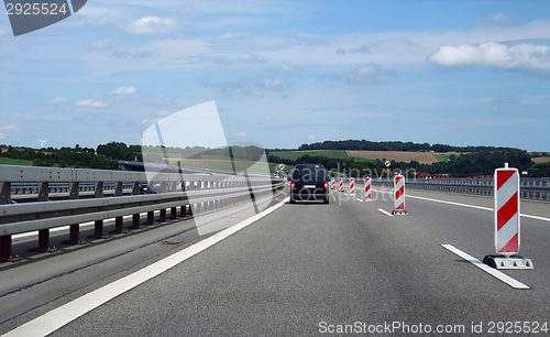 Image of interstate scenery in germany