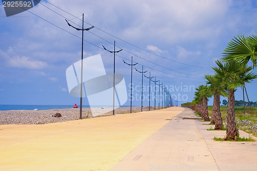 Image of promenade along beach