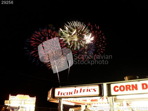 Image of Fireworks and Food