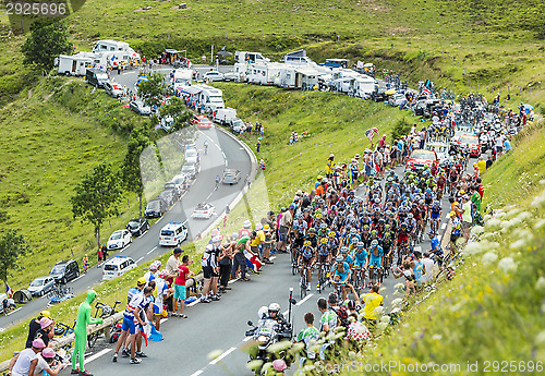 Image of The Peloton in Mountains