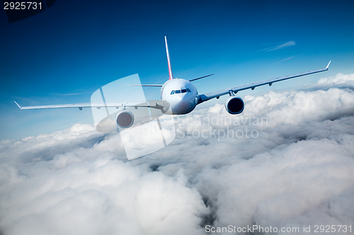 Image of Passenger Airliner in the sky