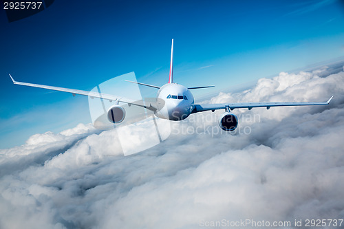 Image of Passenger Airliner in the sky