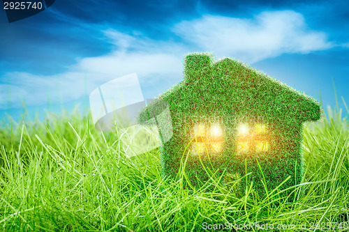 Image of House on the green grass