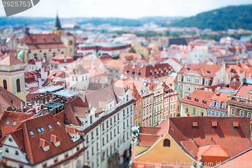 Image of Prague - Tilt shift lens.