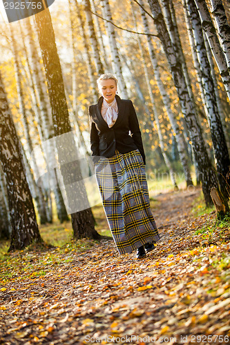 Image of Young girl in the park