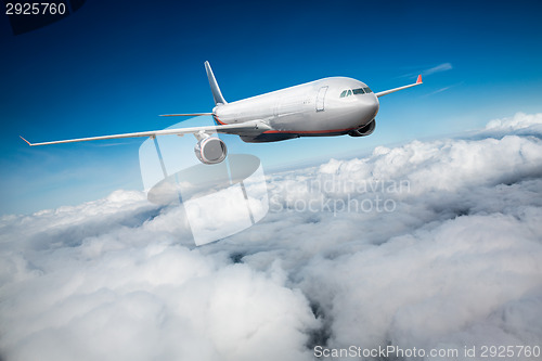 Image of Passenger Airliner in the sky