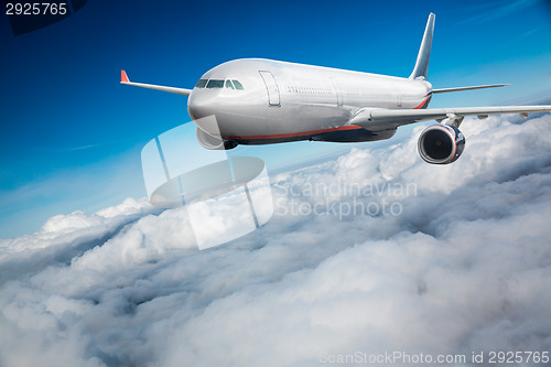 Image of Passenger Airliner in the sky