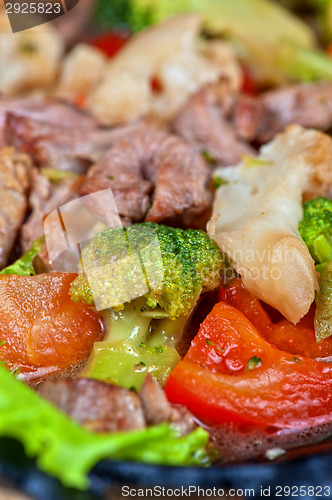 Image of meat with vegetables