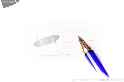 Image of Color pencil and agenda