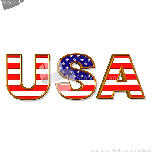 Image of U.S.A. acronym