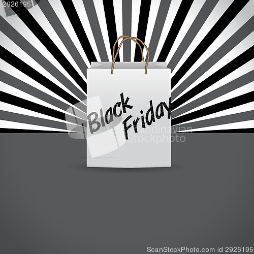 Image of Black friday advertising background design