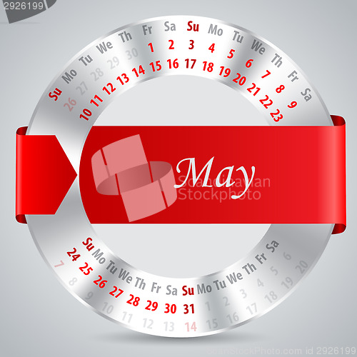 Image of 2015 may calendar design