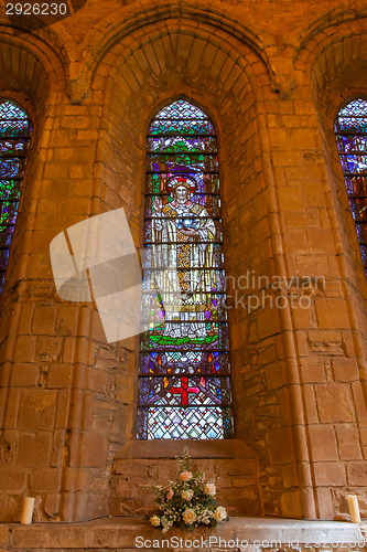 Image of Big window in a small Scottish cathedral