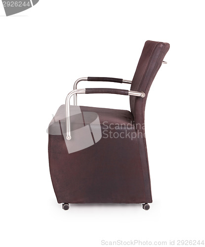 Image of Leather dining room chair 