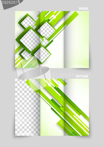 Image of Tri-fold brochure template design