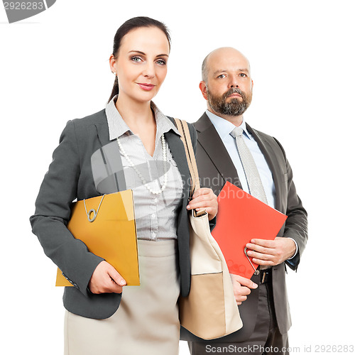 Image of business man and business woman