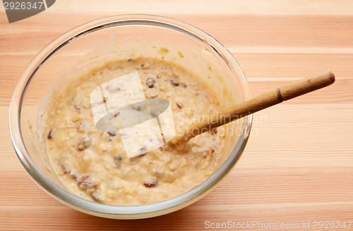 Image of Prepared batter for banana bread