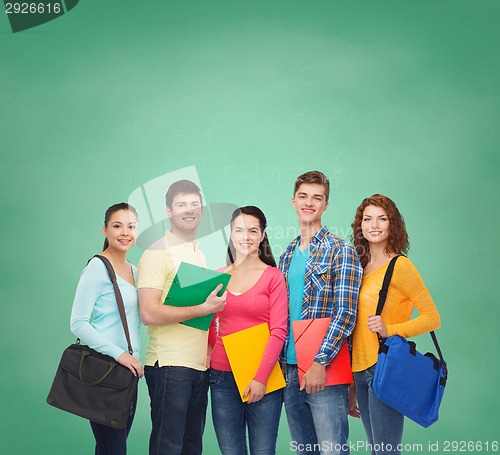 Image of group of smiling teenagers