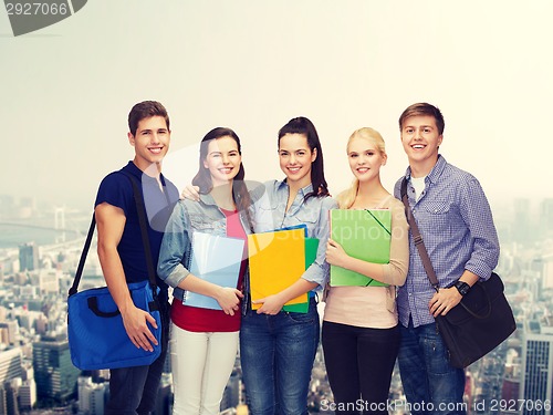 Image of group of smiling students standing