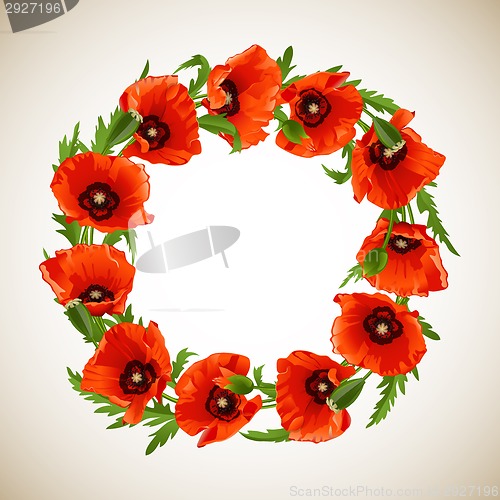 Image of Wreath of Poppies