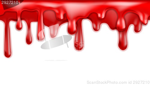 Image of Red blood drips seamless patterns