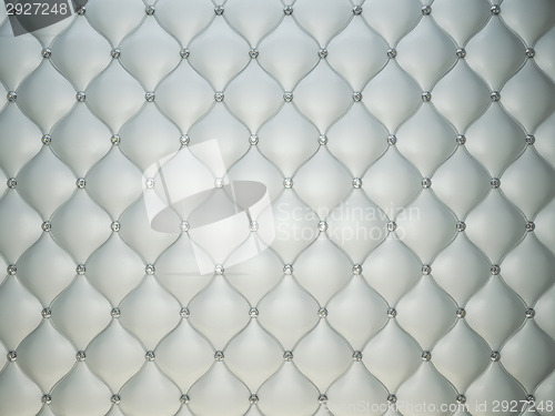 Image of Luxury grey leather background with diamonds or gemstones