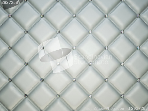 Image of Luxury leather background with diamonds or gemstones