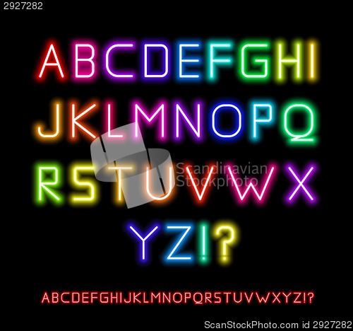 Image of Neon Font