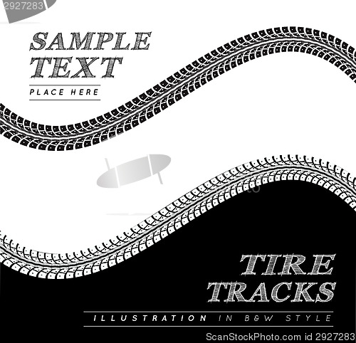 Image of Tire tracks