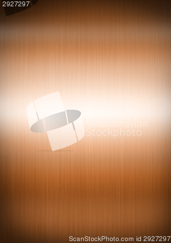 Image of Copper brushed metal background texture