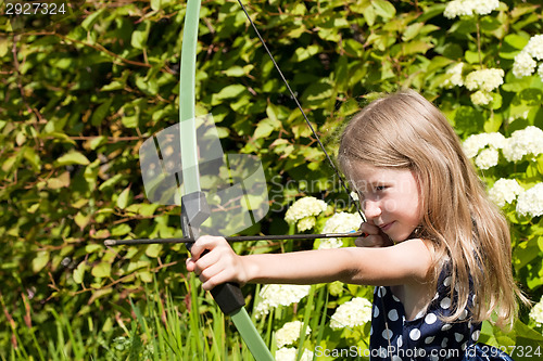 Image of little girl with big bow