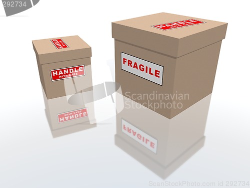 Image of fragile packages