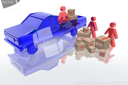 Image of urgent packages to deliver