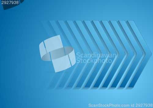 Image of Abstract big arrows tech background