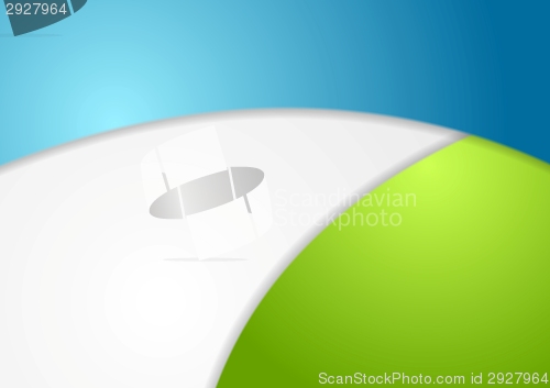 Image of Abstract bright wavy background