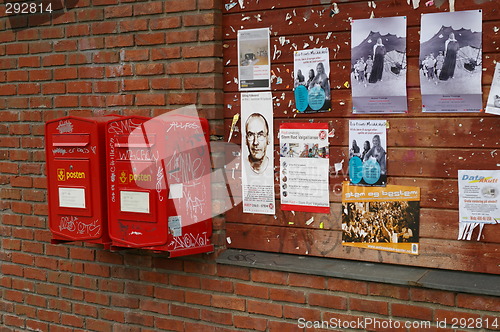 Image of Norwegian mail boxes