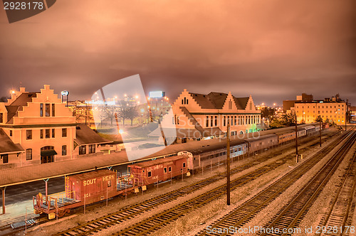 Image of Knoxville Tennessee at night